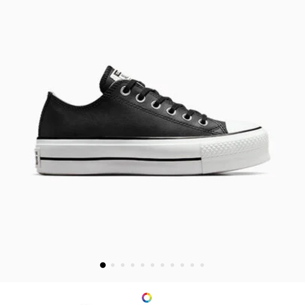 Chuck Taylor All Star Lift Platform Leather Converse Black
